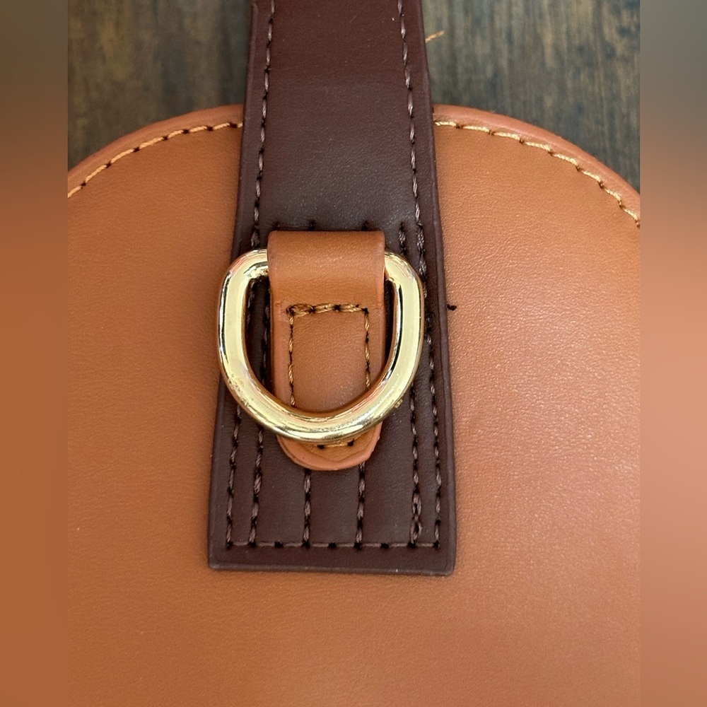 Violin Brown Shaped Bag Crossbody or Messenger Bag Sling Bag with Dust bag NWOT - Picture 8 of 16